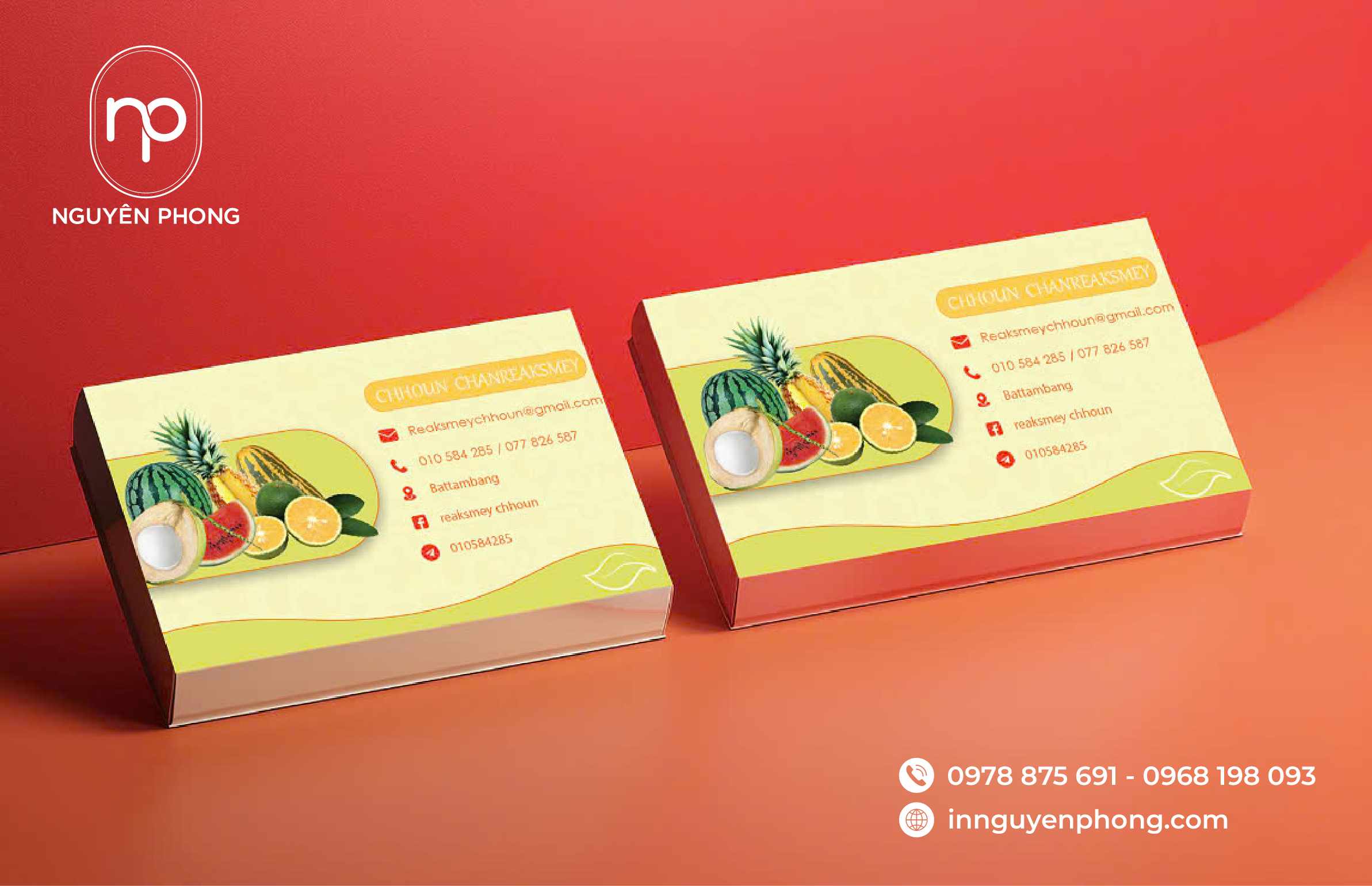 Mẫu namecard đảm bảo màu sắc đẹp , ấn tượng 